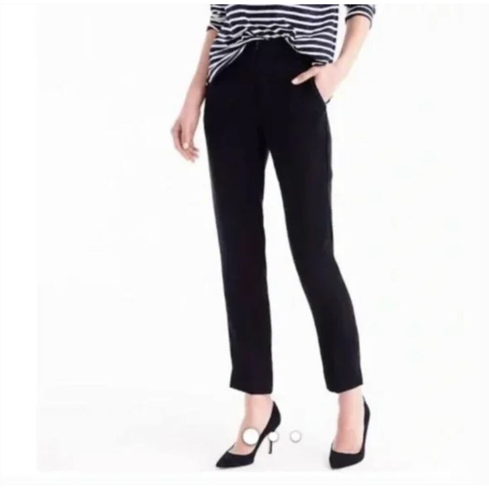 J. Crew Favorite Fit Wool Pants Tollegno 1900 Made in Italy Size 2
